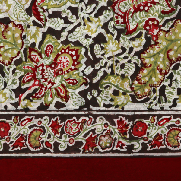 Malini pareo brown red