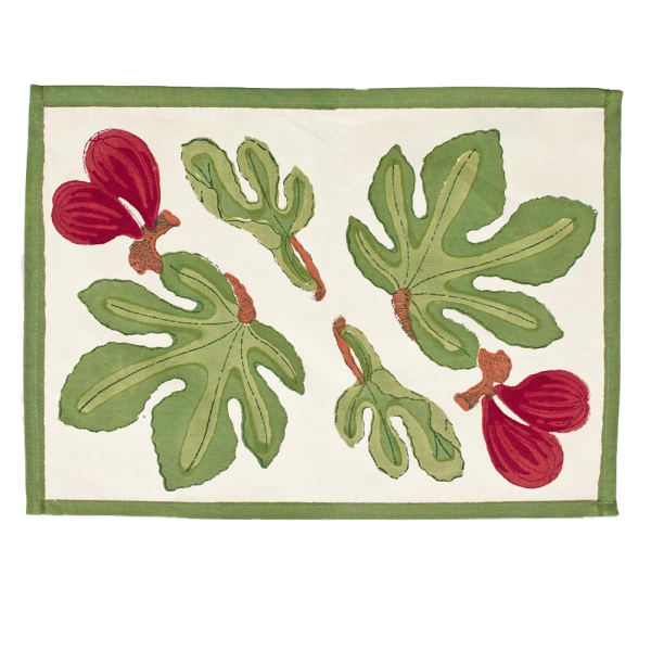 Set de table Figue rouge verte