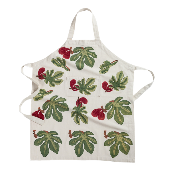 Red Green Fig Apron