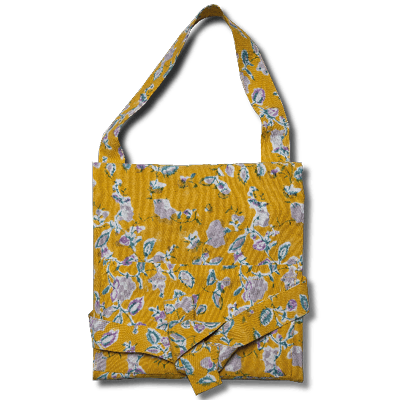 Tablier Joy jaune bleu