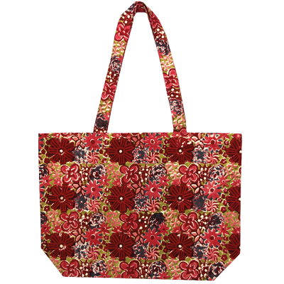 Green and red Flower Jewels bag