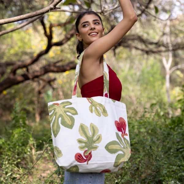 Sac Figue rouge verte