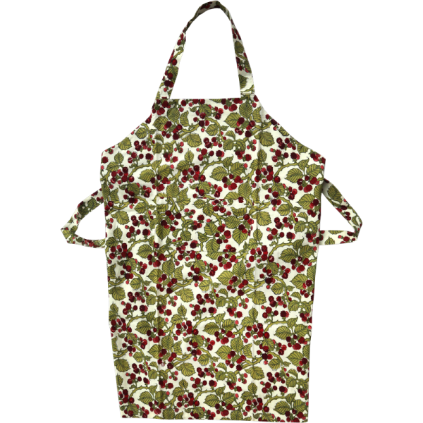 Apron blackberry beige red