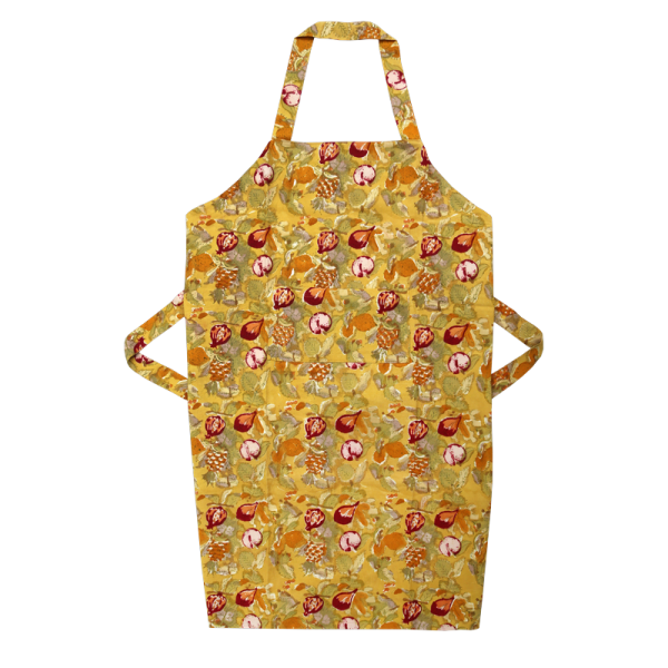 Tutti Frutti apron yellow red