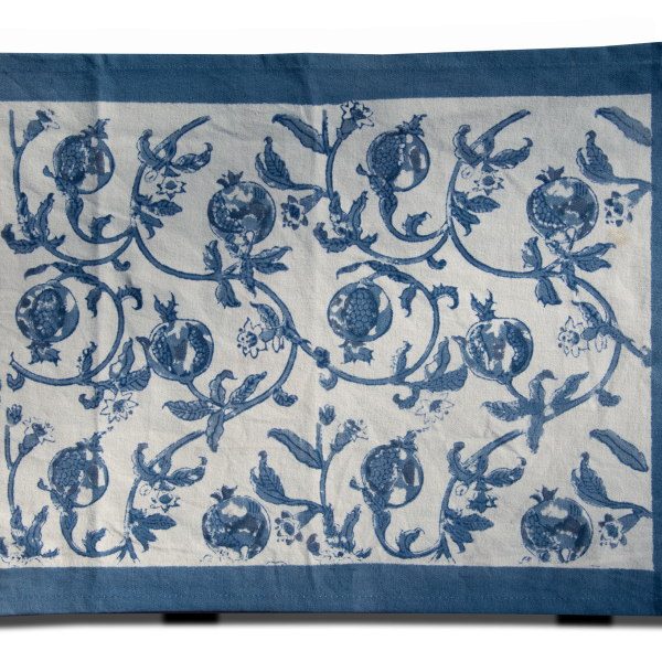 white blue Pomegranate Pareo