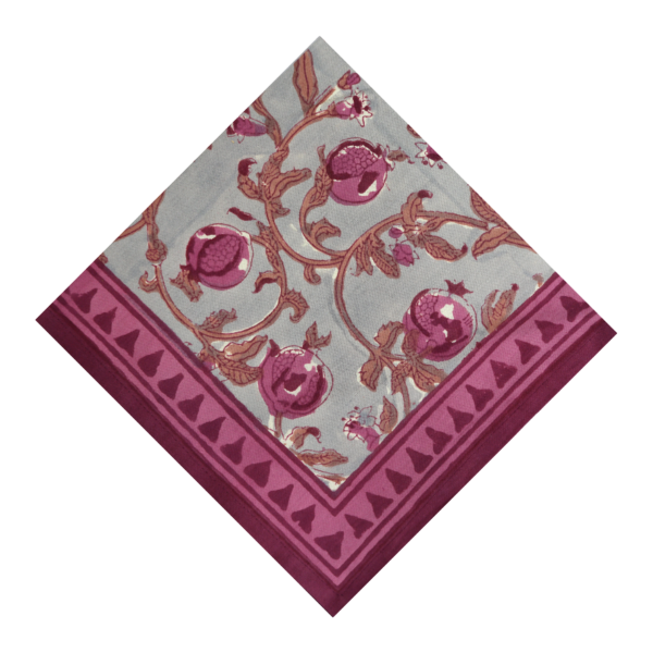 Lot de 2 serviettes grenadier violet