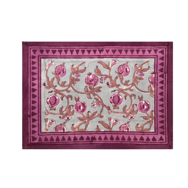 Set de table grenadier violet