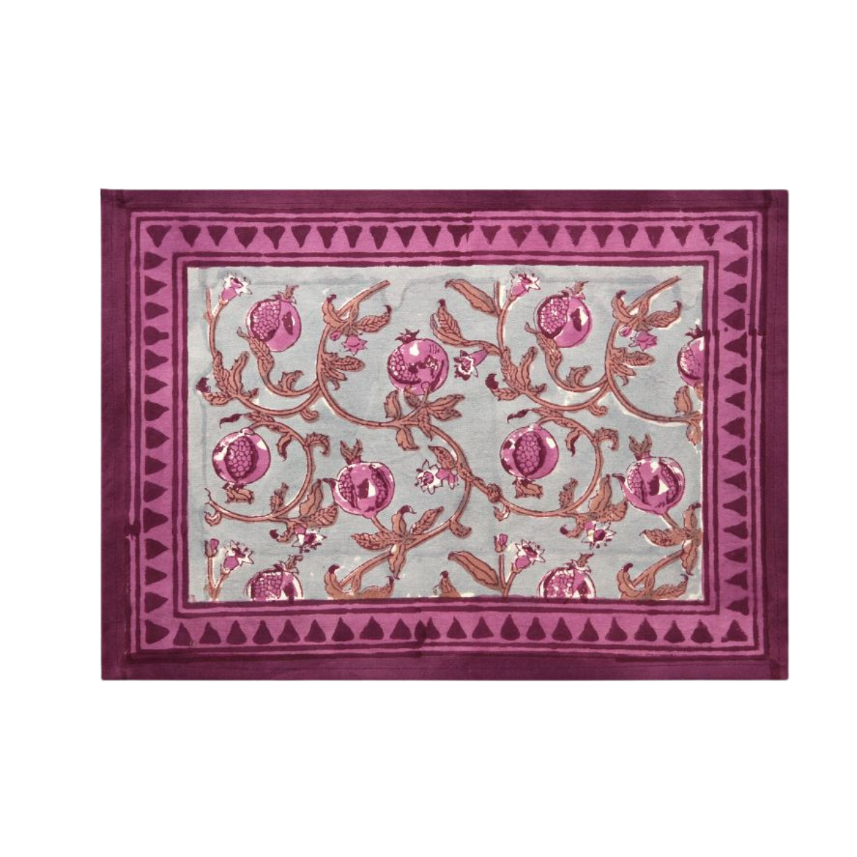Set de table grenadier violet