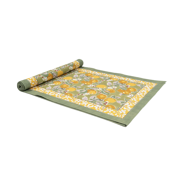 Citrus green Table Runner
